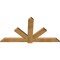 Ekena Millwork Kennewick Rough Sawn Timber Gable Bracket, Western Red Cedar, 72"W x 39"H x 2"D x 6"F, 13/12 Pitch GBW072X39X0206KEN00RWR - alternate 2